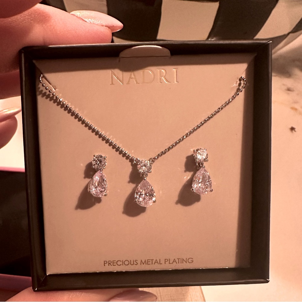 Nadri Necklace and Earring Set